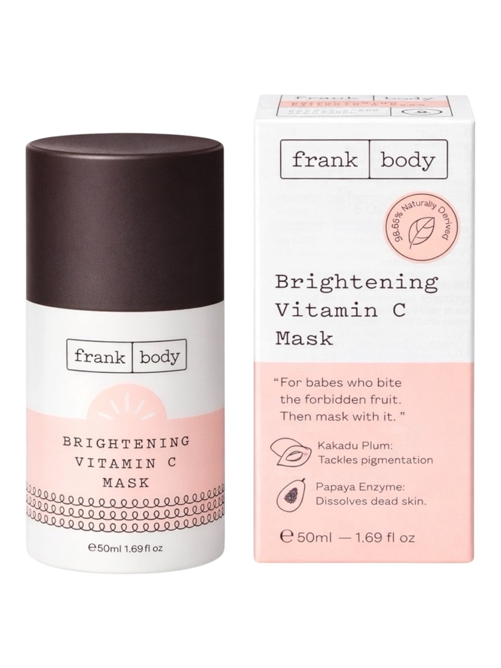 FRANK BODY BRIGHTENING VITAMIN C MASK 50ML - BNIB